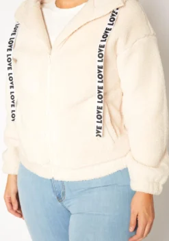 Plus Size Faux Fur Hooded Love Sweater -Asoph Fashion Shop 2019520 135 4