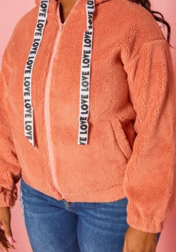 Plus Size Faux Fur Hooded Love Sweater 9 Plus Size Faux Fur Hooded Love Sweater -Asoph Fashion Shop 2019520 186 3