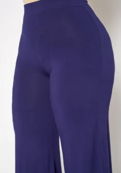 Plus Size Solid High Waist Flare Pants -Asoph Fashion Shop 2019557 117 4