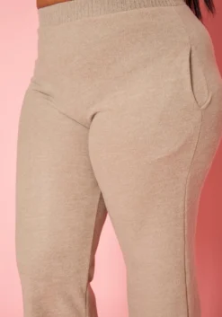 Plus Size High Waist Knit Lounge Pants -Asoph Fashion Shop 2019586 118 0