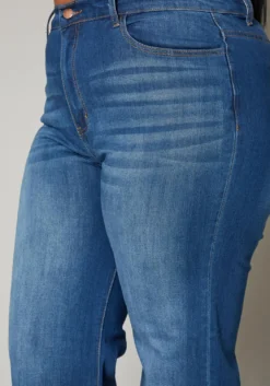 Vibrant Plus Size Deep Blue Denim Mom Jeans -Asoph Fashion Shop 2019587 938 4