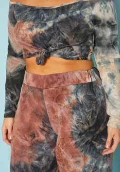 Plus Size Multi Print Crop Top & Flare Pants Set -Asoph Fashion Shop 2019616 969 4