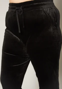 Plus Size Velour High Waist Pants -Asoph Fashion Shop 2019633 001 4