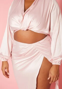 Plus Size Romantic Satin Two Piece Set 9 Plus Size Romantic Satin Two Piece Set -Asoph Fashion Shop 2019876 001 4