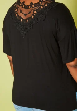 Plus Size Embroidered Short Sleeve Top -Asoph Fashion Shop 2019951 001 4