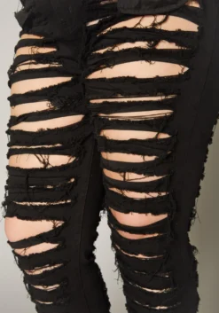 Plus Size Distressed Denim Jeans -Asoph Fashion Shop 2019955 001 0