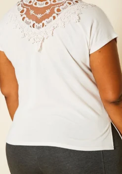 Plus Size Embroidered V-Neck Top -Asoph Fashion Shop 2019974 003 5