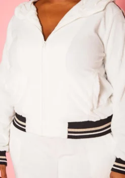 Plus Size Velvet Two Piece Tracksuit -Asoph Fashion Shop 2020023 002 4