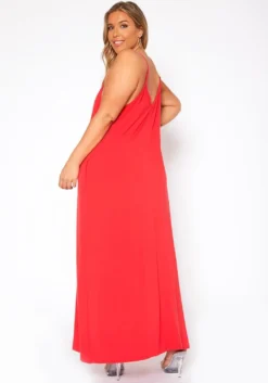 Asoph Plus Size Everyday Basic Cami Maxi Dress -Asoph Fashion Shop 2020227 106 5