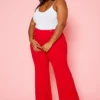 Plus Size Sailor Button Trouser Pants