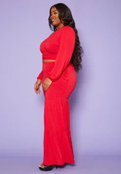 Plus Size Midnight Shimmer Two Piece Set -Asoph Fashion Shop 2020229 002 3