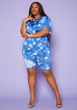 Plus Size All Of The Stars Matching Set