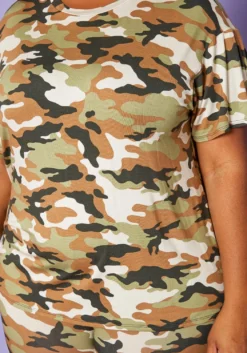 Plus Size Camo Print Set -Asoph Fashion Shop 2020293 001 5