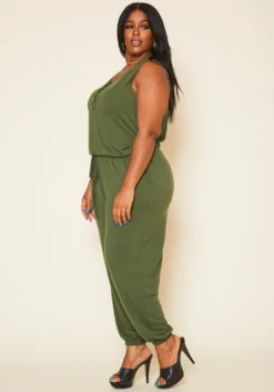 Plus Size Lounge Sleeveless Jumpsuit -Asoph Fashion Shop 2020363 008 2