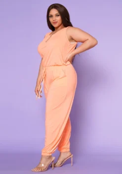 Plus Size Lounge Sleeveless Jumpsuit -Asoph Fashion Shop 2020363 104 3
