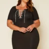 Plus Size Bodycon T-Shirt Dress