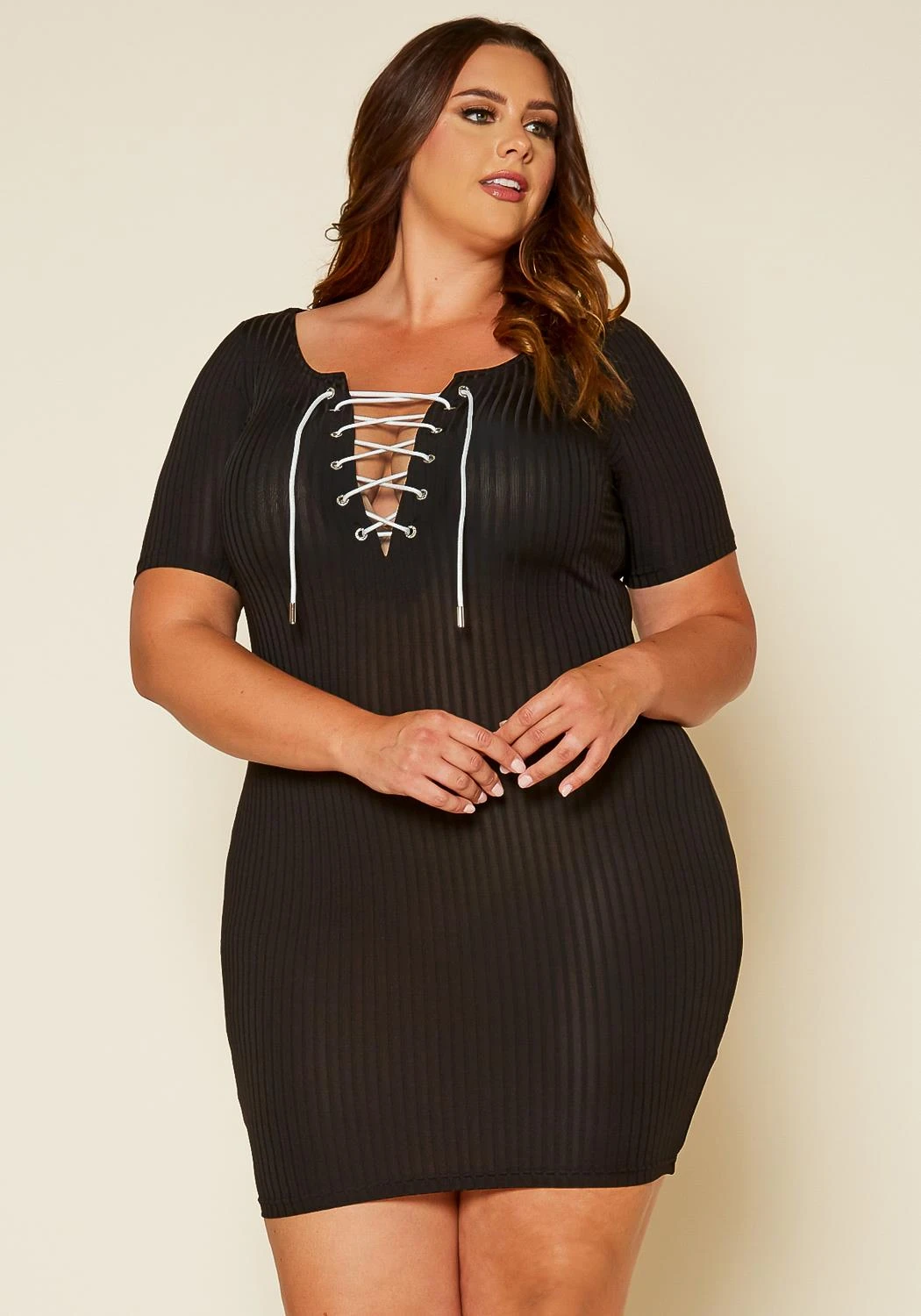 Plus Size Bodycon T-Shirt Dress 1 Plus Size Bodycon T-Shirt Dress