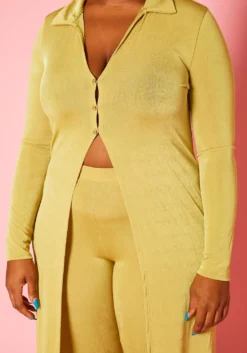 Plus Size Longline Top & Leggings Set -Asoph Fashion Shop 2020384 003 6