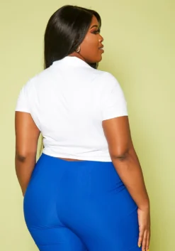 Plus Size Corset Look Top -Asoph Fashion Shop 2020392 002 4