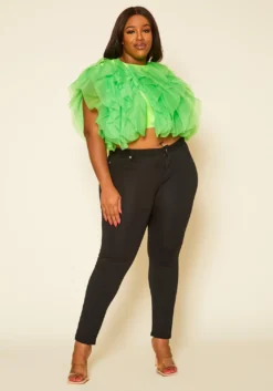 Plus Size High Waist Jeggings