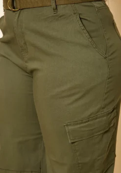 Plus Size Wide Leg Cargo Pants -Asoph Fashion Shop 2020495 002 5