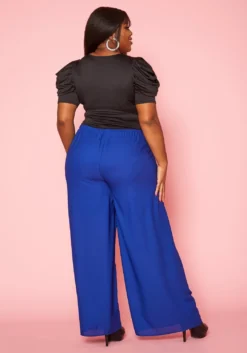 Plus Size Wide Leg Pants -Asoph Fashion Shop 2020557 001 4