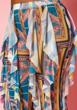 Plus Size Mesh Ruffle Wide Leg Pants -Asoph Fashion Shop 2020581 001 5