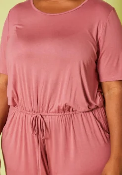 Plus Size Lounge Wide Leg Jumpsuit -Asoph Fashion Shop 2020711 002 5