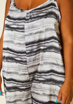 Plus Size Abstract Print Tank Jumpsuit -Asoph Fashion Shop 2020819 001 6