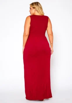Plus Size Sleeveless Seamless Maxi Dress 10 Plus Size Sleeveless Seamless Maxi Dress -Asoph Fashion Shop 2020860 003 5