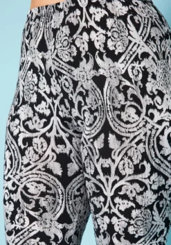 Plus Size Multi Print Sleek Top & Leggings Set -Asoph Fashion Shop 2020928 002 6