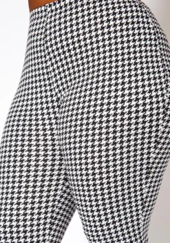 Plus Size Houndstooth Print Sleeveless Two Piece Set -Asoph Fashion Shop 2020929 001 7