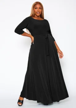 Plus Size Effortless Fit & Flare Maxi Dress 8 Plus Size Effortless Fit & Flare Maxi Dress -Asoph Fashion Shop 2020997 005 2