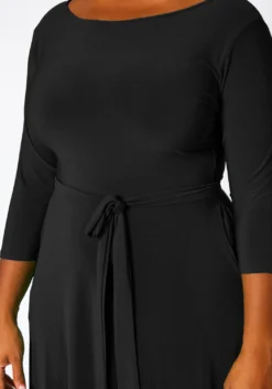 Plus Size Effortless Fit & Flare Maxi Dress 11 Plus Size Effortless Fit & Flare Maxi Dress -Asoph Fashion Shop 2020997 005 6