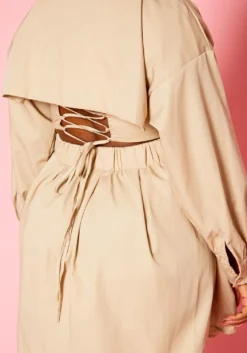 Plus Size Corset Effect Flare Mini Dress -Asoph Fashion Shop 2021125 002 5