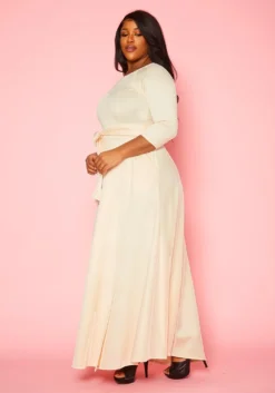 Plus Size Effortless Fit & Flare Maxi Dress -Asoph Fashion Shop 2021153 006 2