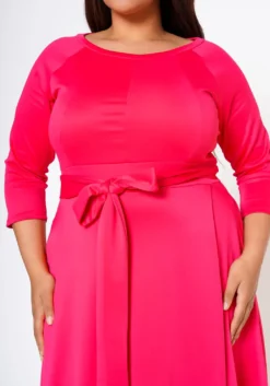 Plus Size Effortless Fit & Flare Maxi Dress -Asoph Fashion Shop 2021153 105 4