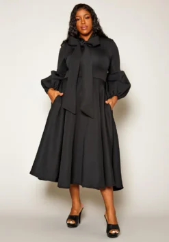 Plus Size Out Of The Ordinary Fit & Flare Dress -Asoph Fashion Shop 2021156 004 3