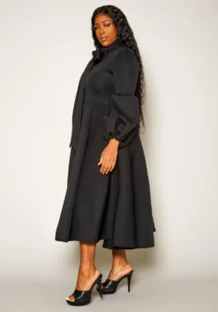 Plus Size Out Of The Ordinary Fit & Flare Dress -Asoph Fashion Shop 2021156 004 4