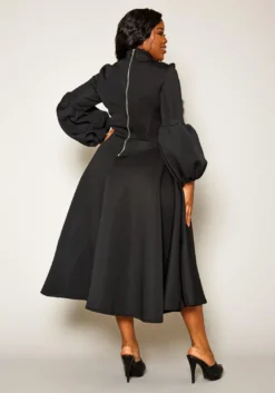 Plus Size Out Of The Ordinary Fit & Flare Dress -Asoph Fashion Shop 2021156 004 5