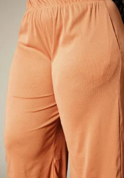 Plus Size Casual T Shirt & Flare Pants Set -Asoph Fashion Shop 2021176 004 5