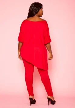 Plus Size Graphic Print Two Piece Set -Asoph Fashion Shop 2021252 001 3