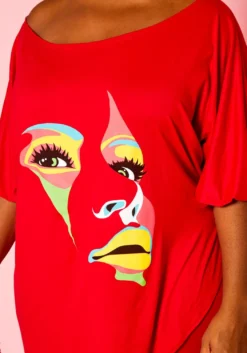 Plus Size Graphic Print Two Piece Set -Asoph Fashion Shop 2021252 001 4