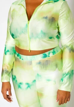 Plus Size Lime Green Matching Two Piece Set -Asoph Fashion Shop 2022444 001 5