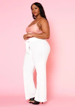 Plus Size High Waist Straight Leg Pants -Asoph Fashion Shop 2022470 003 3