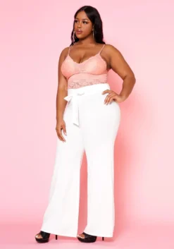 Plus Size High Waist Straight Leg Pants -Asoph Fashion Shop 2022470 003 4