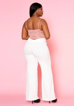 Plus Size High Waist Straight Leg Pants -Asoph Fashion Shop 2022470 003 5