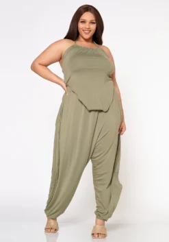 Plus Size Summer Feels Matching Two Piece Set