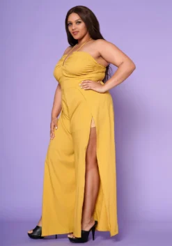 Plus Size Inresistable Tall Flare Leg Jumpsuit 7 Plus Size Inresistable Tall Flare Leg Jumpsuit -Asoph Fashion Shop 2022556 002 2