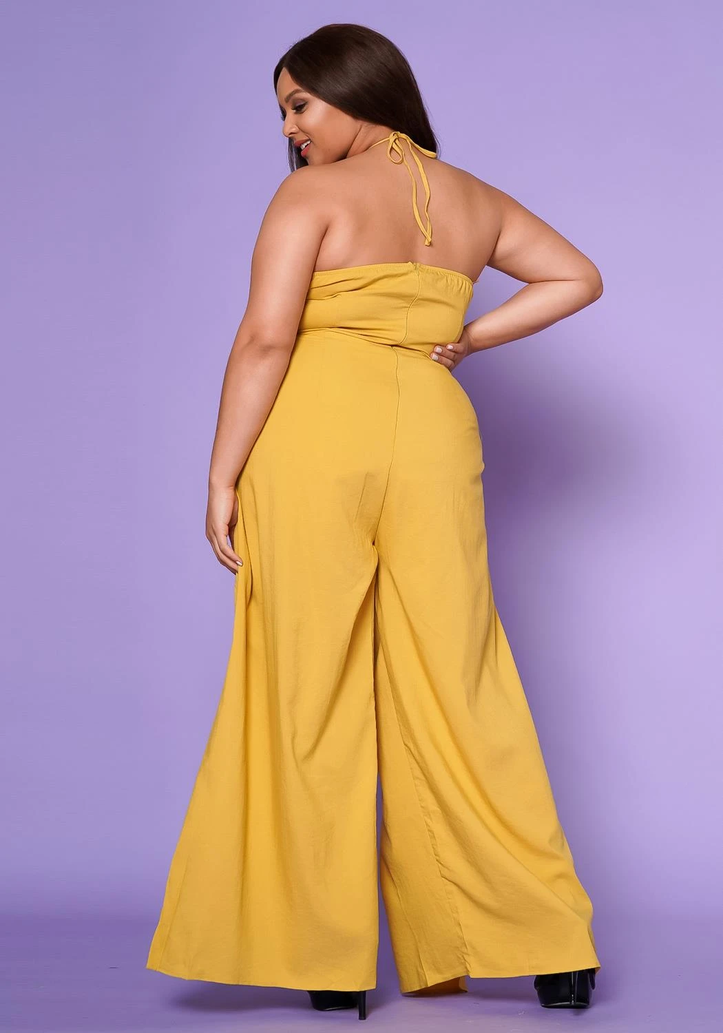 Plus Size Inresistable Tall Flare Leg Jumpsuit 4 Plus Size Inresistable Tall Flare Leg Jumpsuit - Image 4